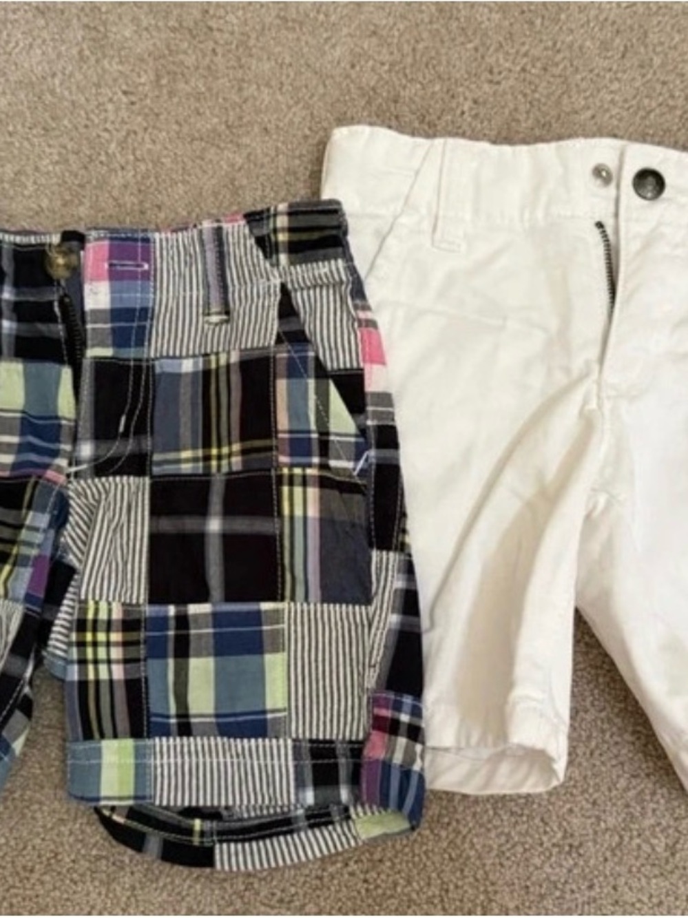 Boys 2T Shorts Bundle – Gymboree Patchwork + White